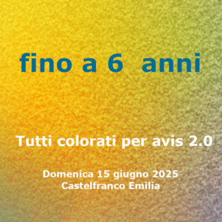 KIT iscrizione 0-6 anni, con t-shirt bianca