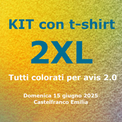 KIT iscrizione, con t-shirt tg. 2XL