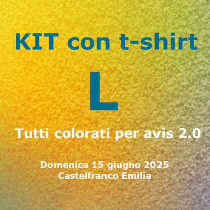 KIT iscrizione, con t-shirt tg. L