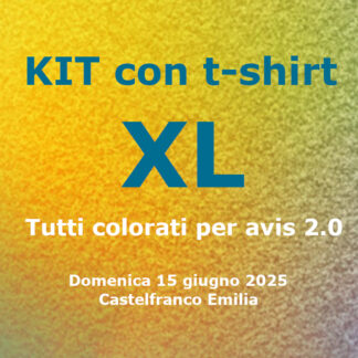 KIT iscrizione, con t-shirt tg. XL
